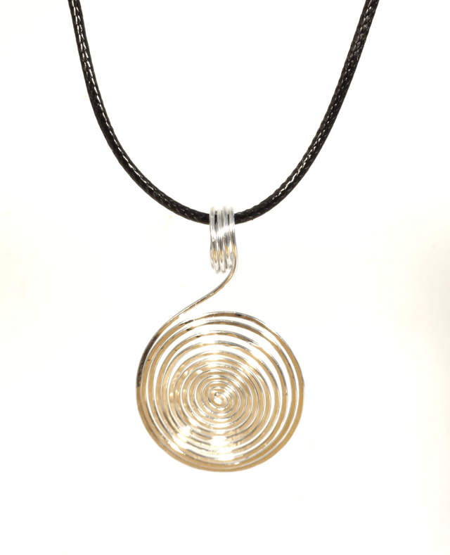 Large Spiral Pendant
