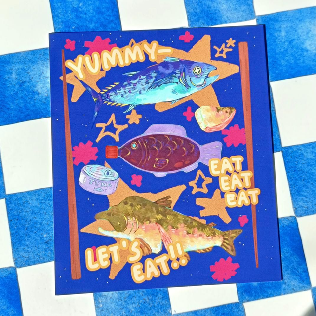 yummy fish - art print