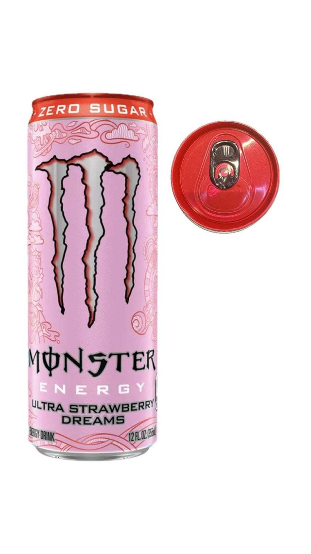 Monster Energy Ultra Strawberry Dreams 355ml (USA) * lattine con ammaccature

