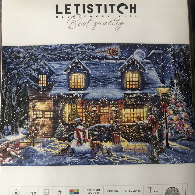Letistitch Cottage Glow Cross Stitch Kit