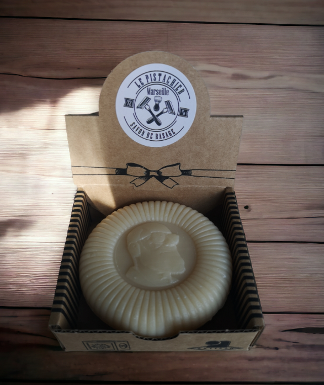 Savon à Barbe à l’huile de pistache 110 gr