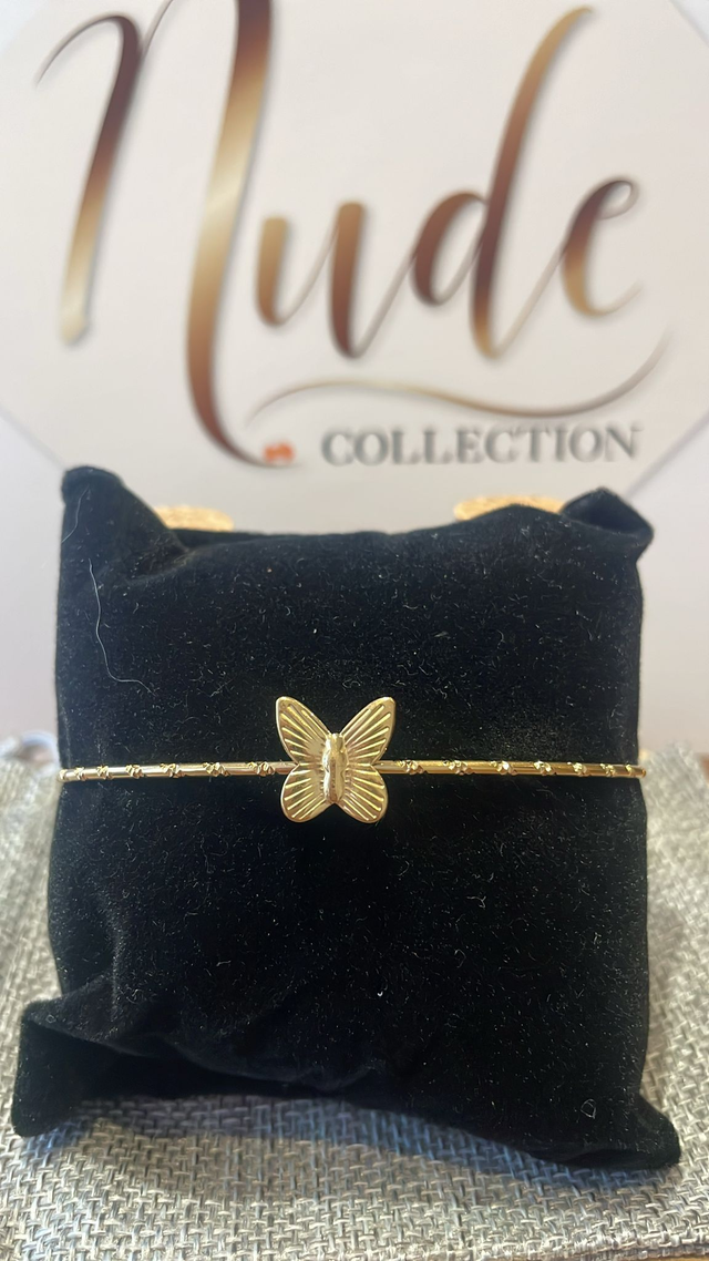 Bracelet Jonc Papillon – Collection NUDE