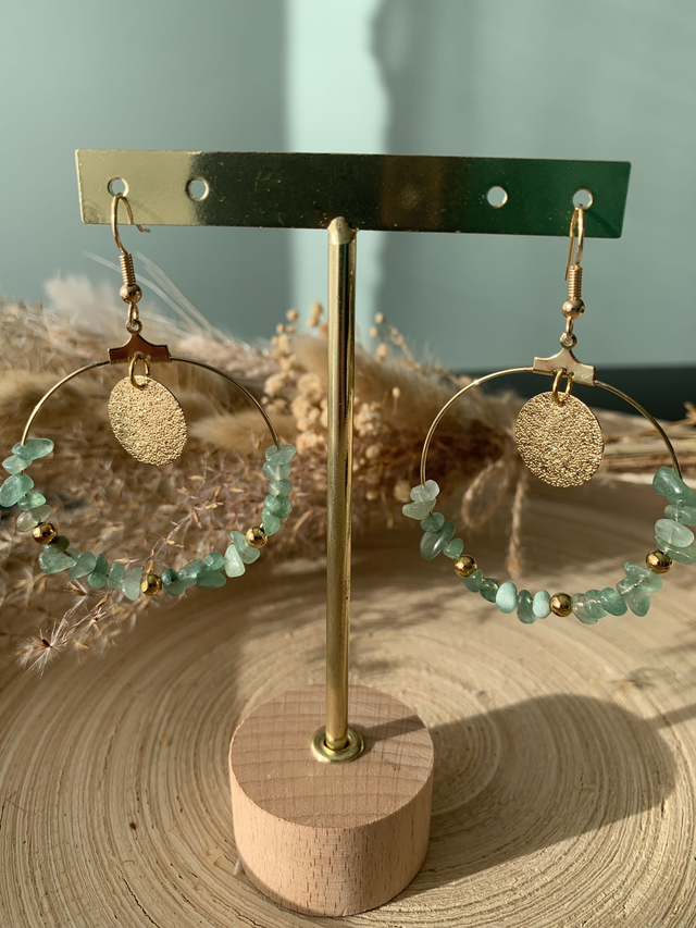 Créoles Eclora Lumina Aventurine