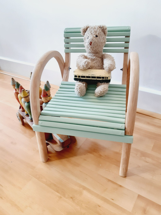 BAUMANN - CHAISE ENFANT BOIS COURBE 