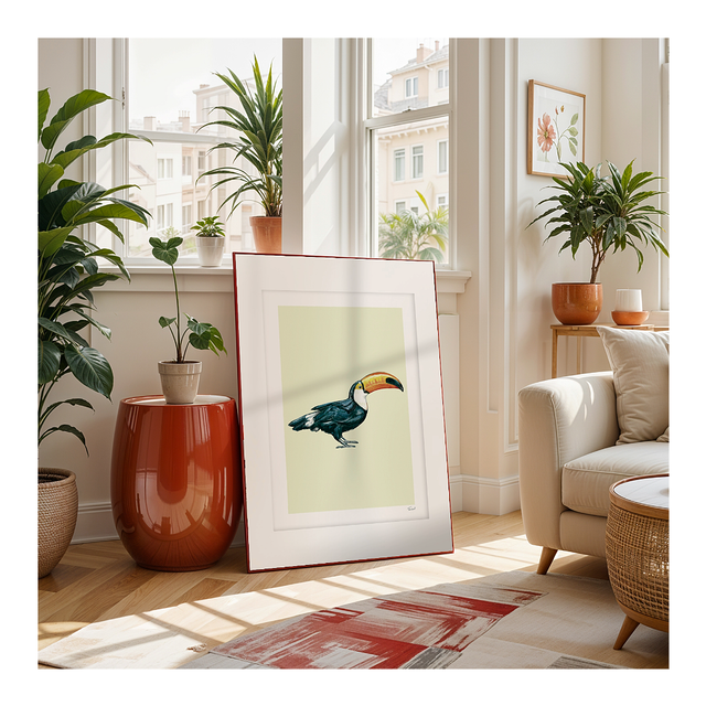 &#039;Toucan&#039; art print