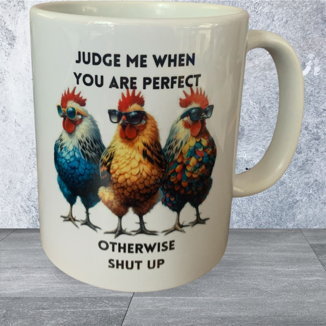 11oz Mug - Judge me when Your Perfect