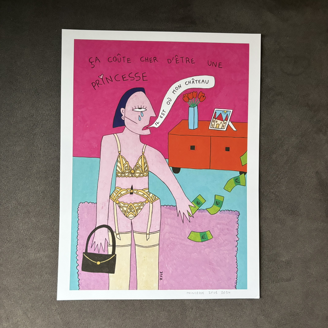 Princesse, 30x40