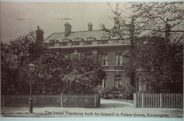 House Thackeray built for himself in Palace Green, Kensington, London Posted 1929 Farmer &amp; Sons. Our Ref: A329