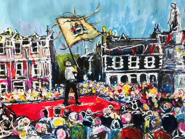 Print- Selkirk Common Riding Merchant Company Flag