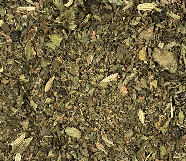 peppermint with lemon balm &amp; fennel seeds 