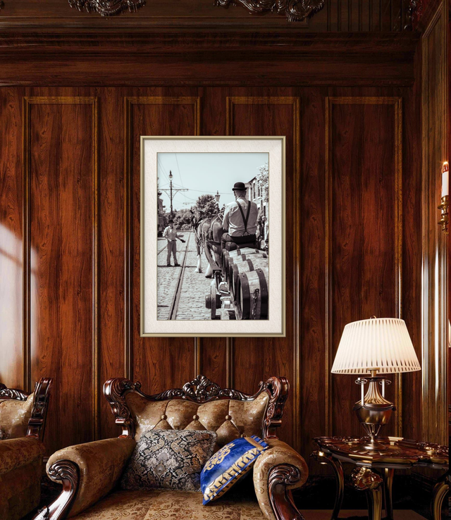 Beamish Horse and Cart - Print Only