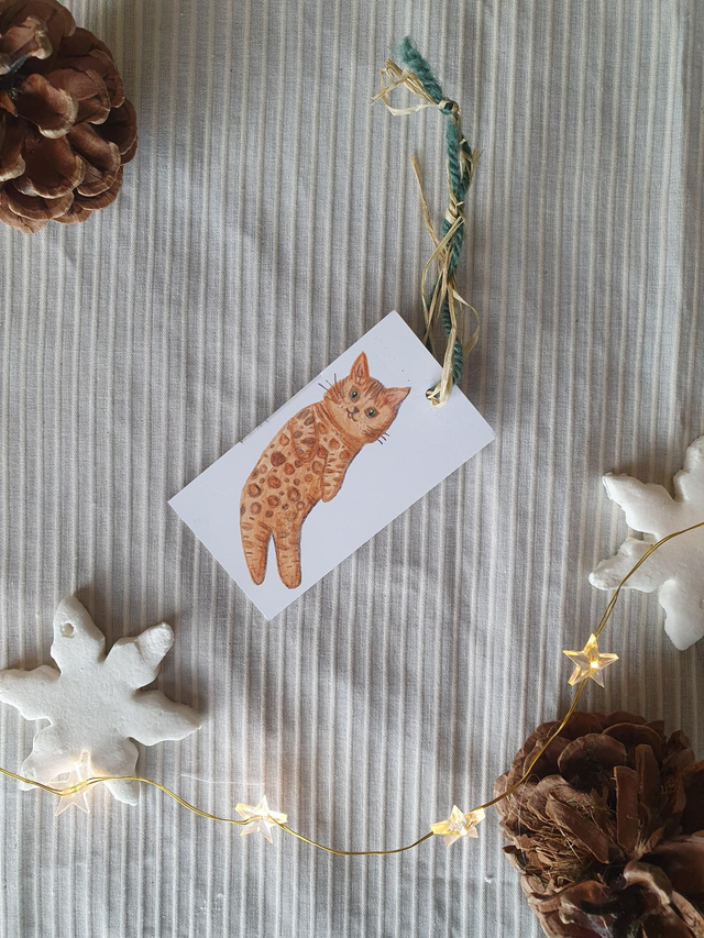 Ronron (Étiquette cadeau)