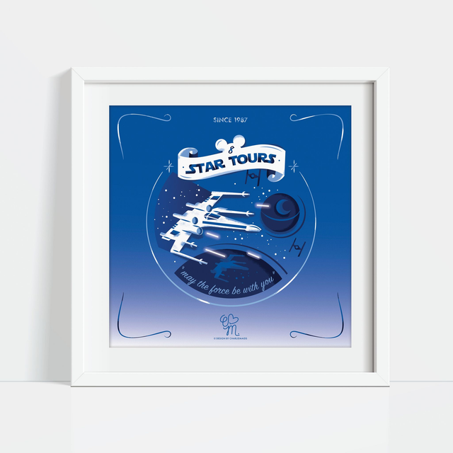 Illustration Attractions Légendaires | 08 Star Tours