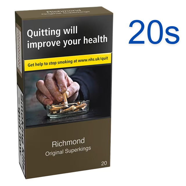 Richmond Original Superkings Cigarettes, 20s