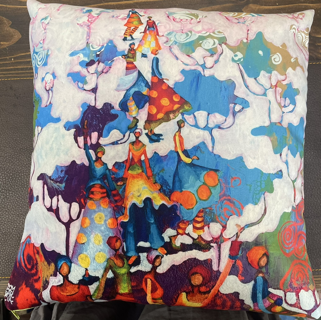 Housse de coussin « Forêt »