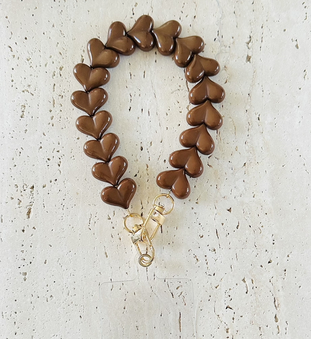 Hartjes Telefoonkoort vruin 