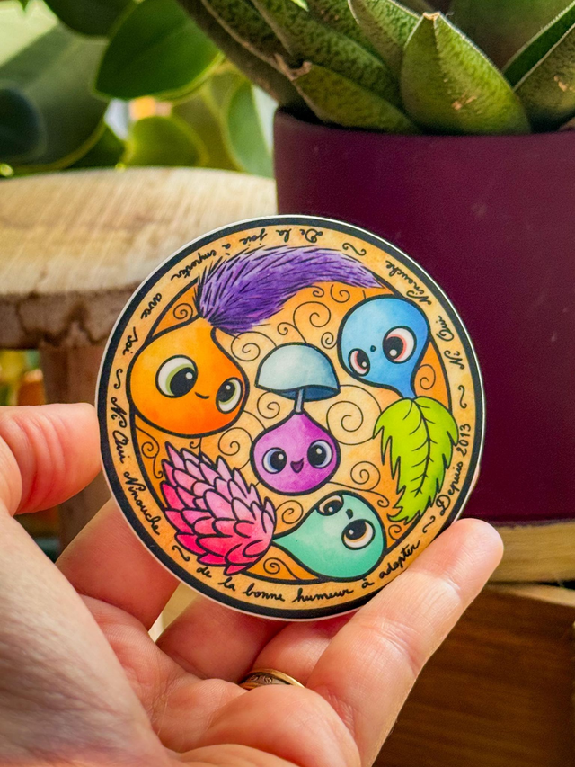 STICKER Machine à laver de p'tites pousses