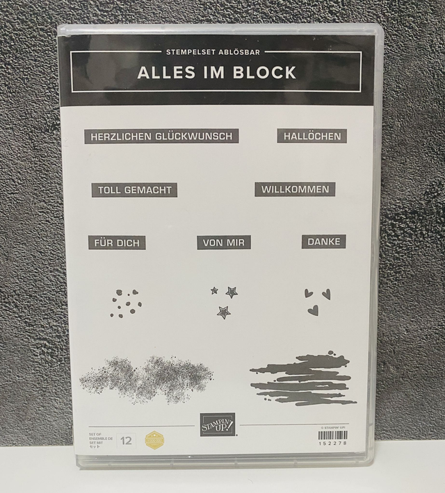 Alles im Block (Stempelset ablösbar) 