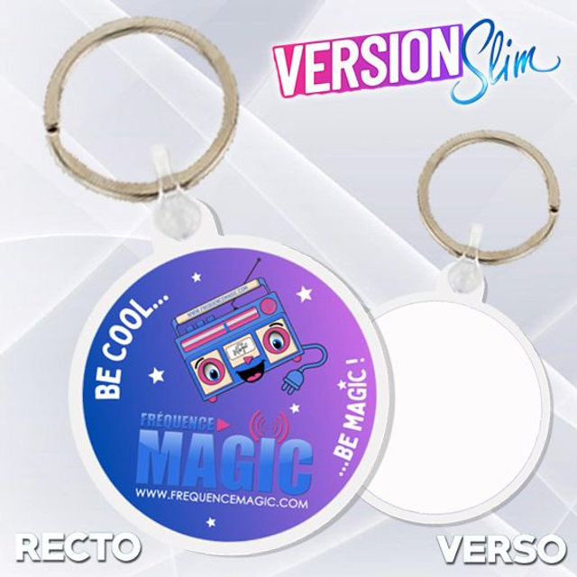 PORTE CLES BE COOL BE MAGIC SLIM