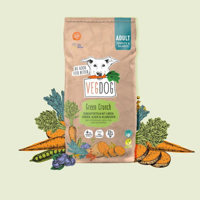 Vegdog GREEN CRUNCH Trockenfutter 2kg