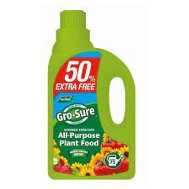 Plant food Gro-Sure plus 50% free (1.5L)  Westland