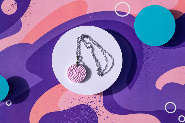 Pendentif Rosalie (6 coloris au choix)