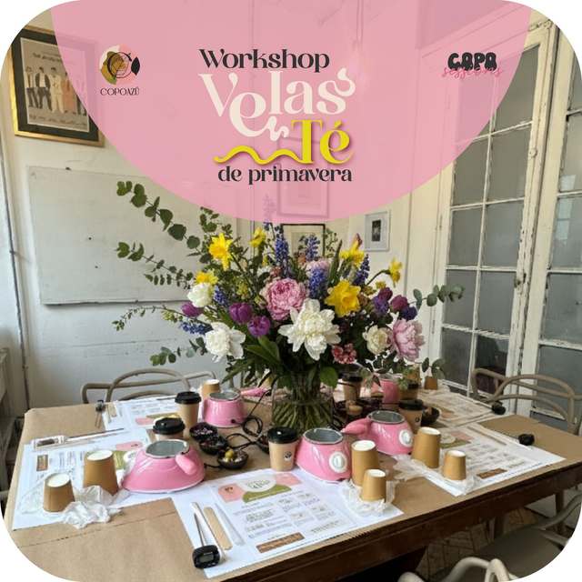 Workshop velas - Té de primavera 