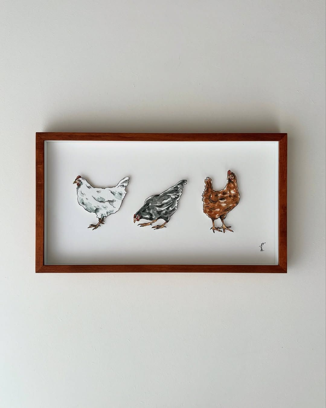 LES TROIS POULES