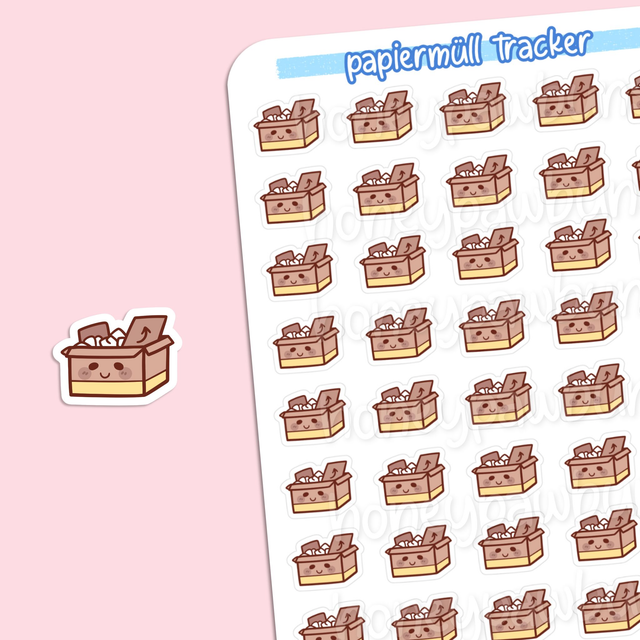 Papiermüll Sticker Sheet - ST2308