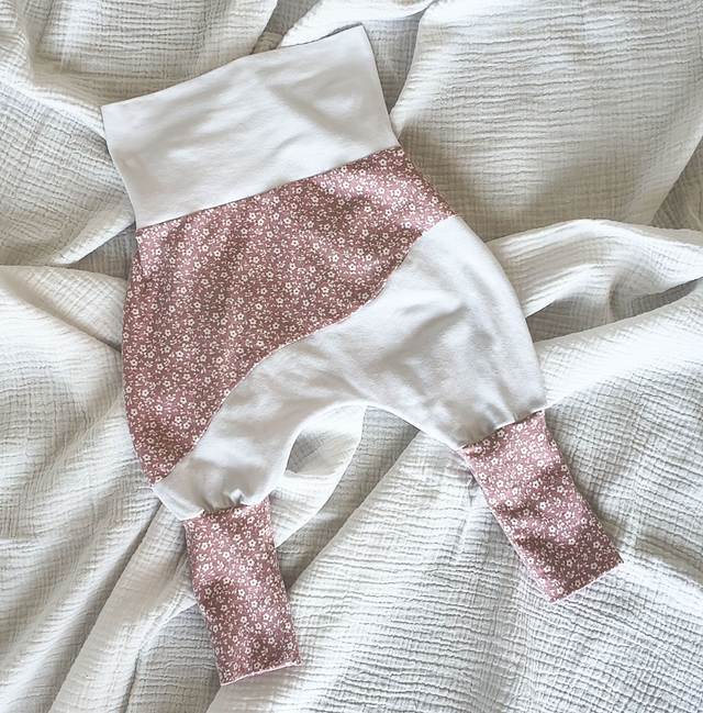 1 mois Sarouel Bébé Long Évolutif Jersey Coton 