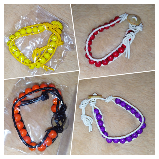 Bracelet Bohème à Perles et Corde -Semis Précieuse