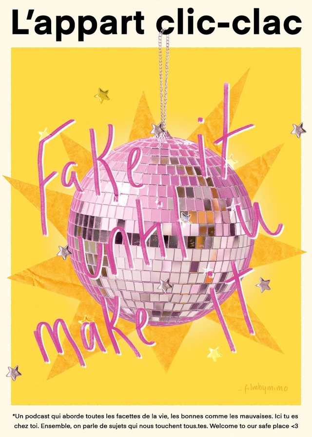 Affiche "Fake it until you make it" - 50x70cm
