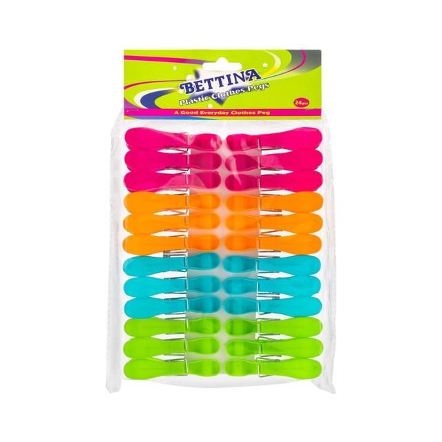 Bettina Plastic Clothes Pegs