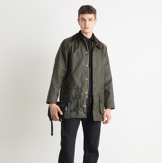 Barbour Beaufort Wax Archive Olive