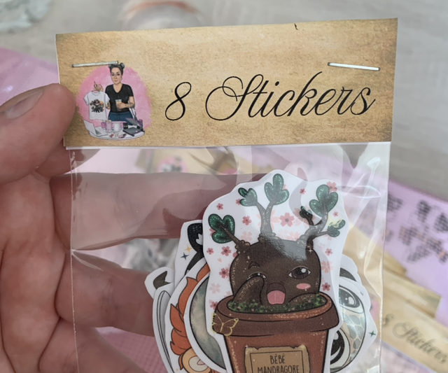 Lot 8 Stickers Harry Potter 