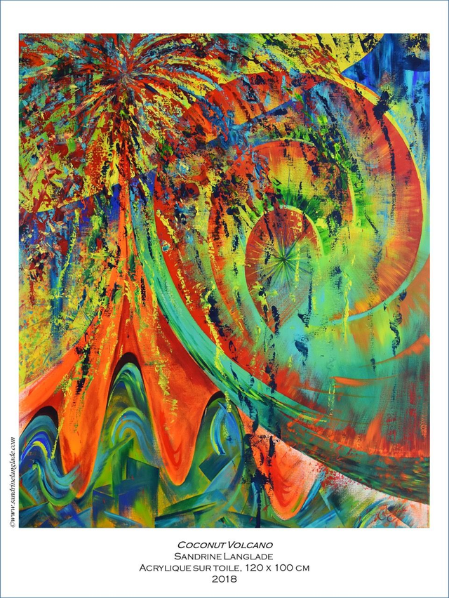 Poster d'art "Coconut Volcano"