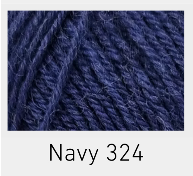 Truly Wool Rich Navy 324