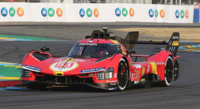 Ferrari 499P #51 winner Le Mans 2023 A. Guidi J. Calado A. Giovinazzi Bburago 1:18