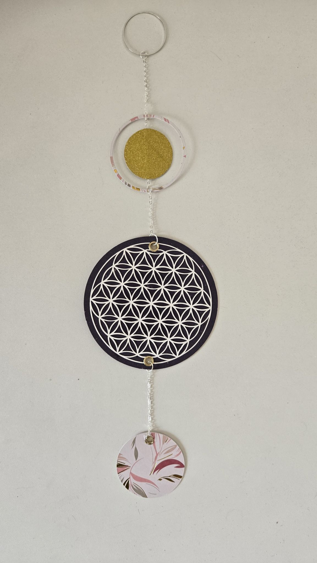 Mobile Fleur de Vie – Décoration Suspendue et Protection Énergétique