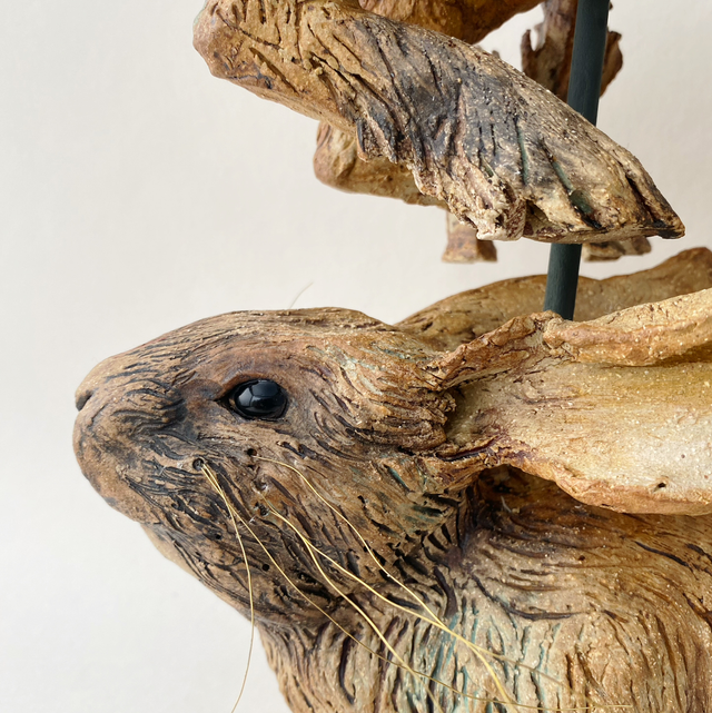 Springtime sculpture- Tish Campbell Exhibition