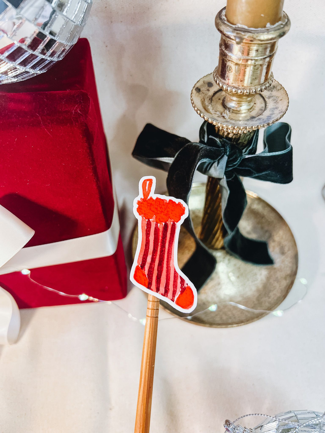 Sticker Chaussettes de noël