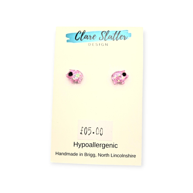 Pig earrings