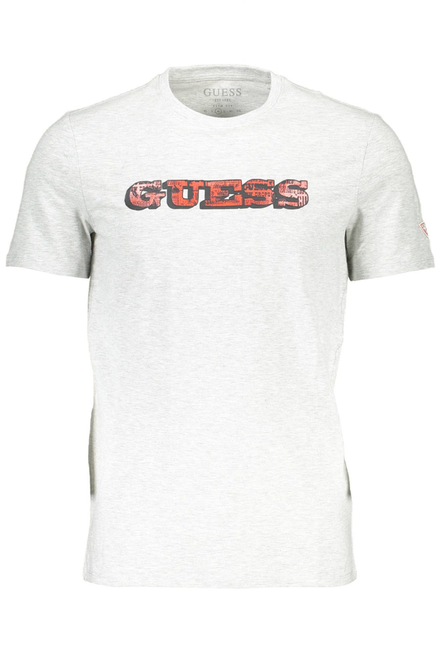 GUESS JEANS T-SHIRT MANICHE CORTE UOMO GRIGIO