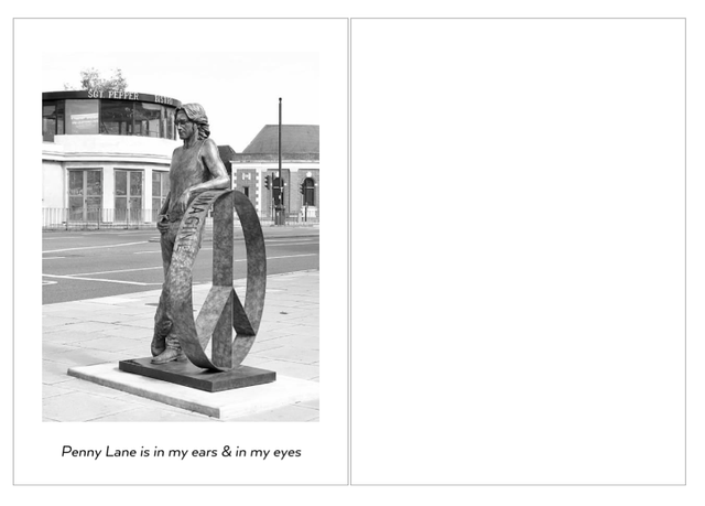 John Lennon Sgt Pepper luxury notecard