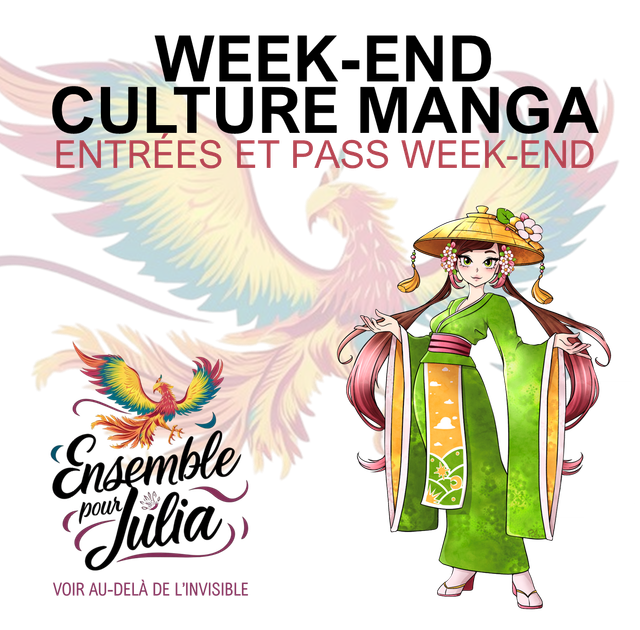 Entrées et Pass week-end - WEEK-END CULTURE MANGA 2026