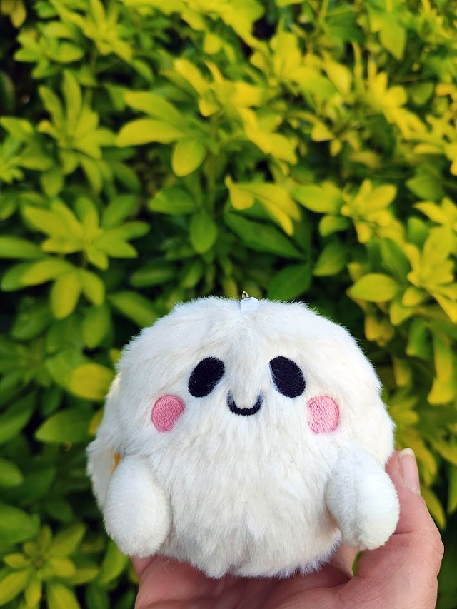 Ghost Plushie Keychain