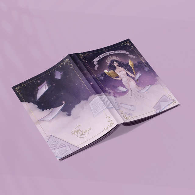 Carnet de note A5 CRÉATRICE D'UNIVERS