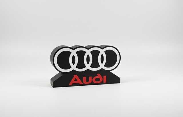 Lampe Déco / Veilleuse Logo Audi 4 Anneaux