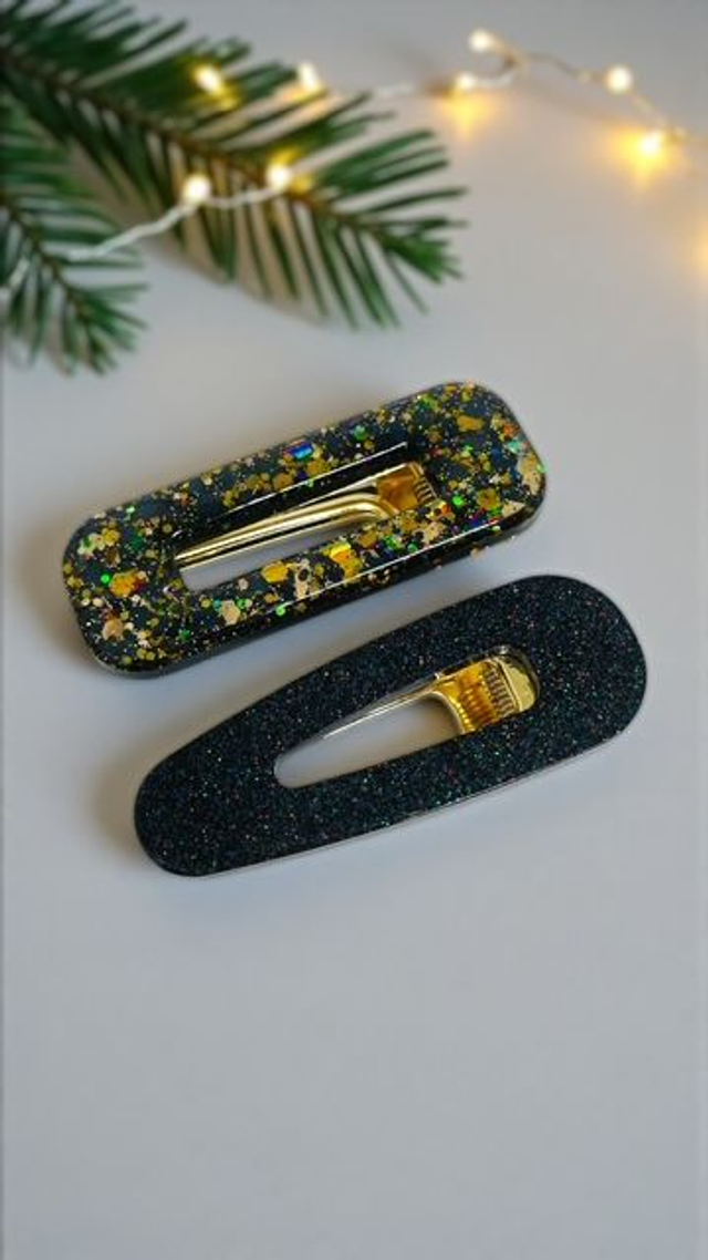 Duo de barrettes Nuit Scintillante
