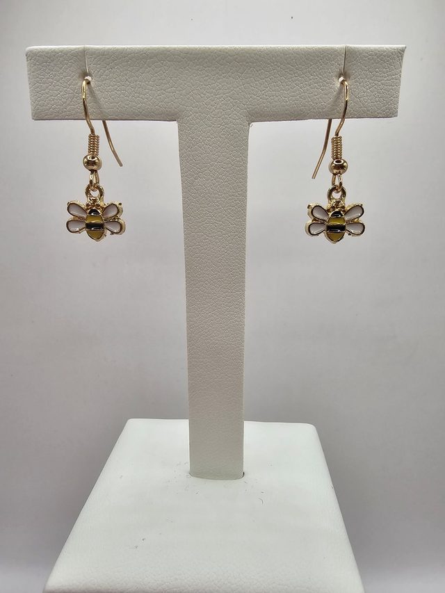 Enamel Bee Earrings.